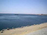 Assuan: Stausee
